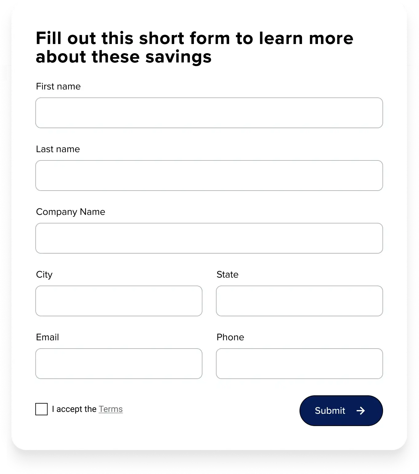 Fill Up the Form