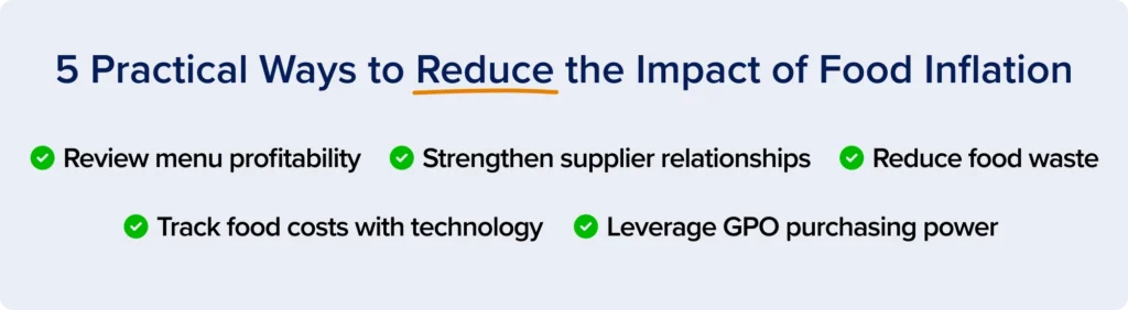 five strategies restaurants can use to manage food inflation